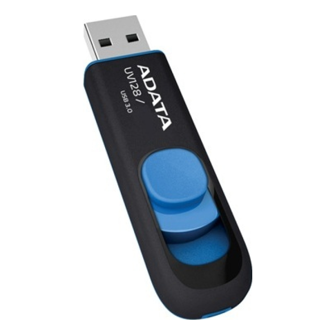 Memoria USB ADATA UV128 32 GB USB 3.2 Negro (AUV128-32G-RBE)
