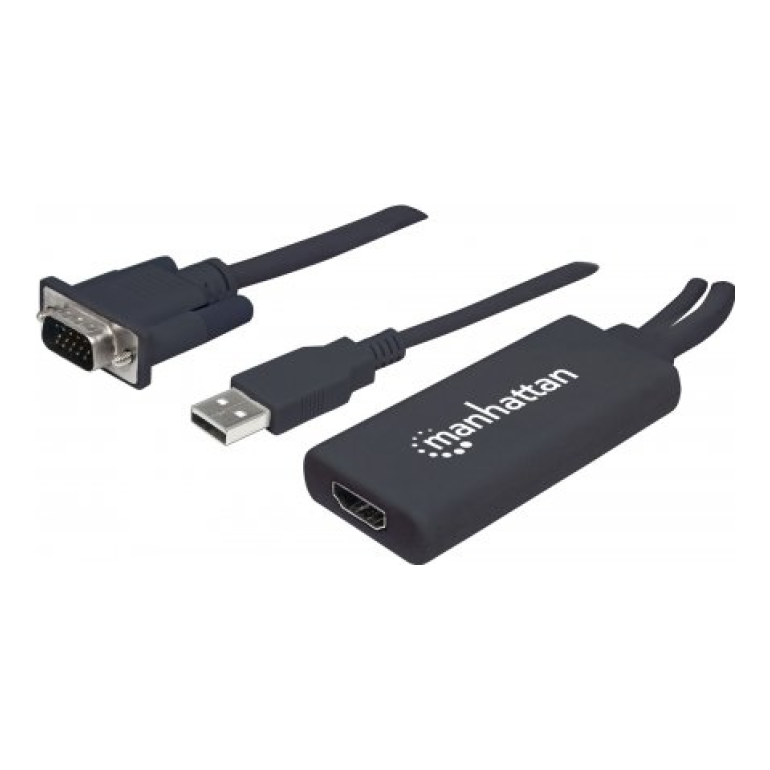 Convertidor VGA+Audio a HDMI MANHATTAN 152426