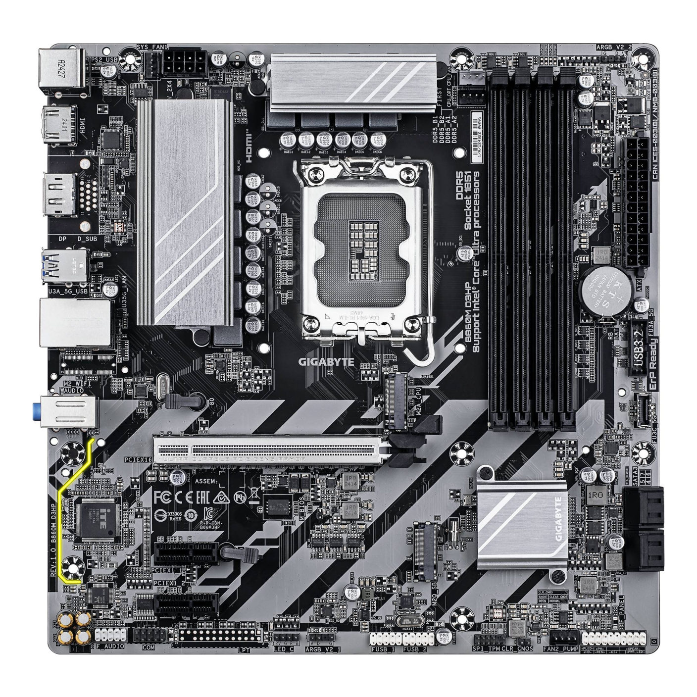 Motherboards GIGABYTE B860M D3HP