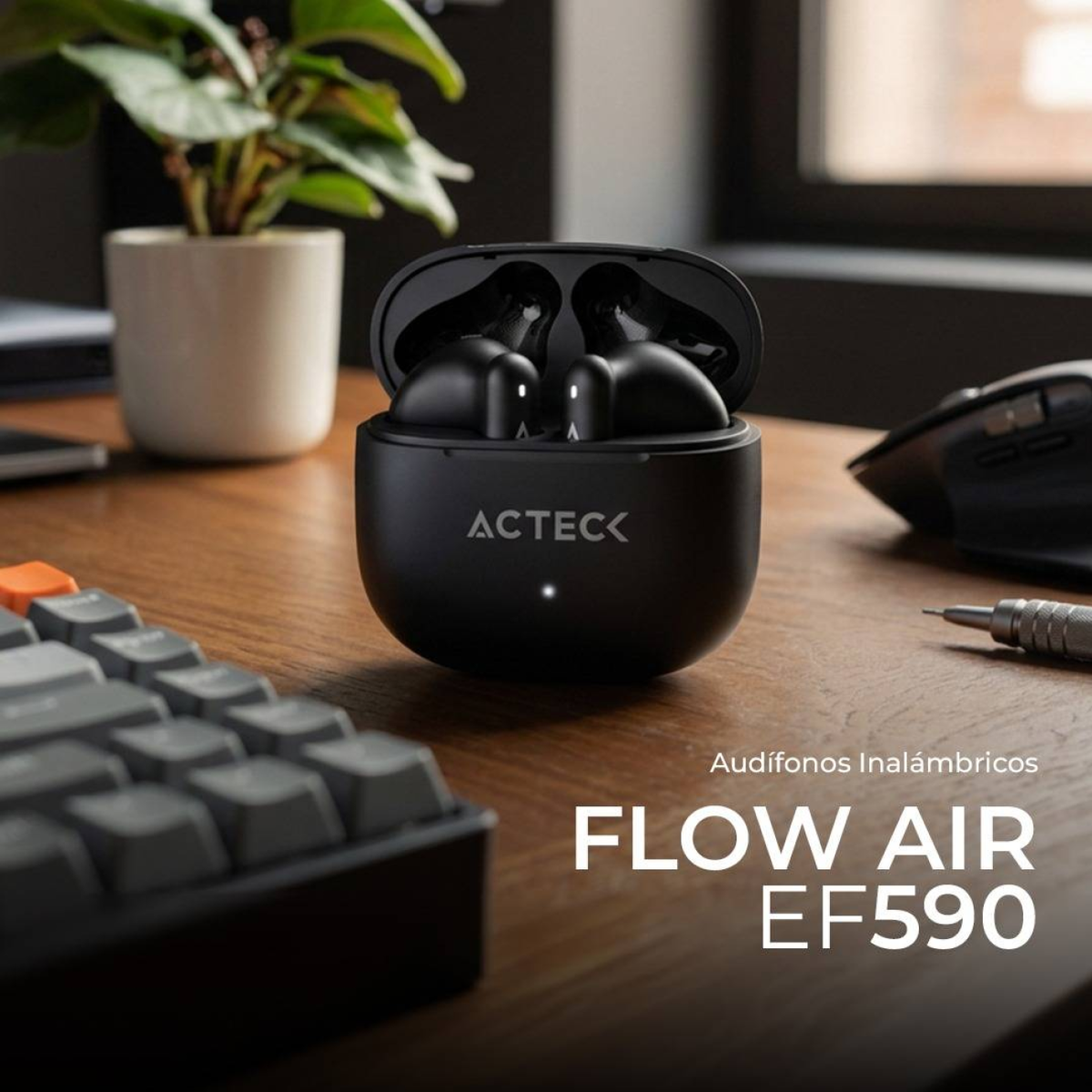Audífonos ACTECK Flow AIR EF590