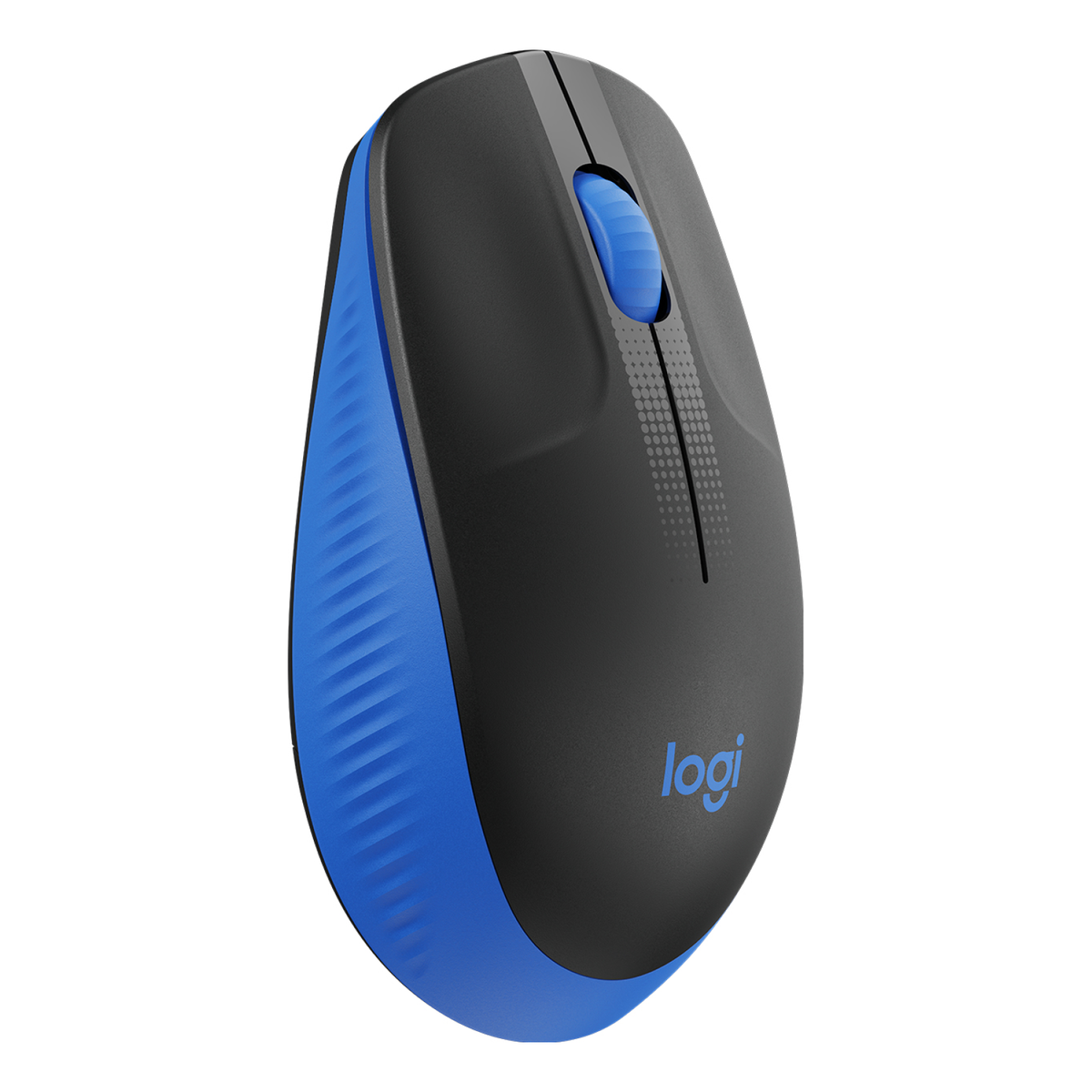 Mouse Logitech M190 inalámbrico 2.4 GHz óptico 1000 DPI 3 botones Negro, Azul (910-005903)