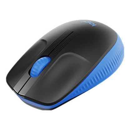 Mouse Logitech M190 inalámbrico 2.4 GHz óptico 1000 DPI 3 botones Negro, Azul (910-005903)