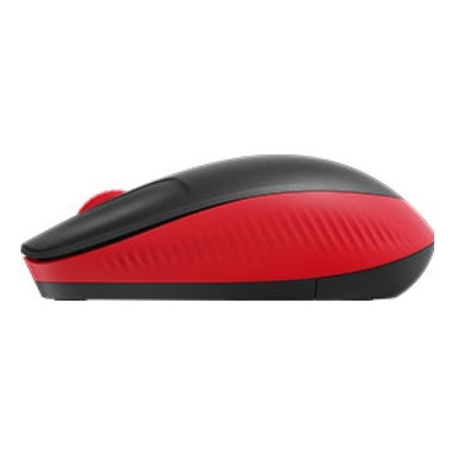 Mouse Logitech M190 inalámbrico 2.4 GHz óptico 1000 DPI 3 botones Negro, Rojo (910-005904)