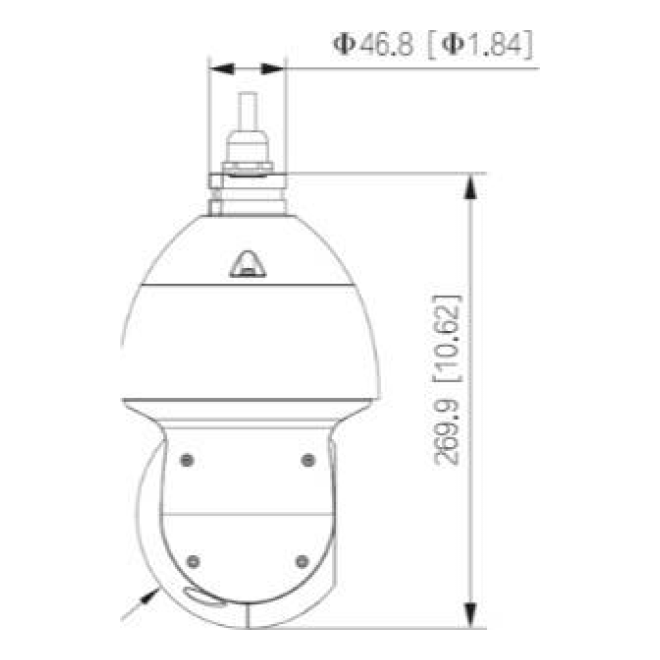 Cámara PTZ análoga Dahua Technology DH-SD49225DB-HC