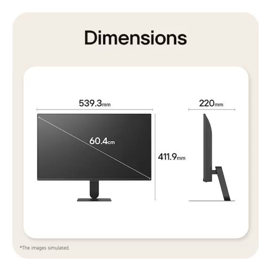 Monitor LG 24U511SB-B.AWM
