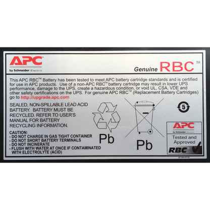 Cartucho de batería APC RBC2