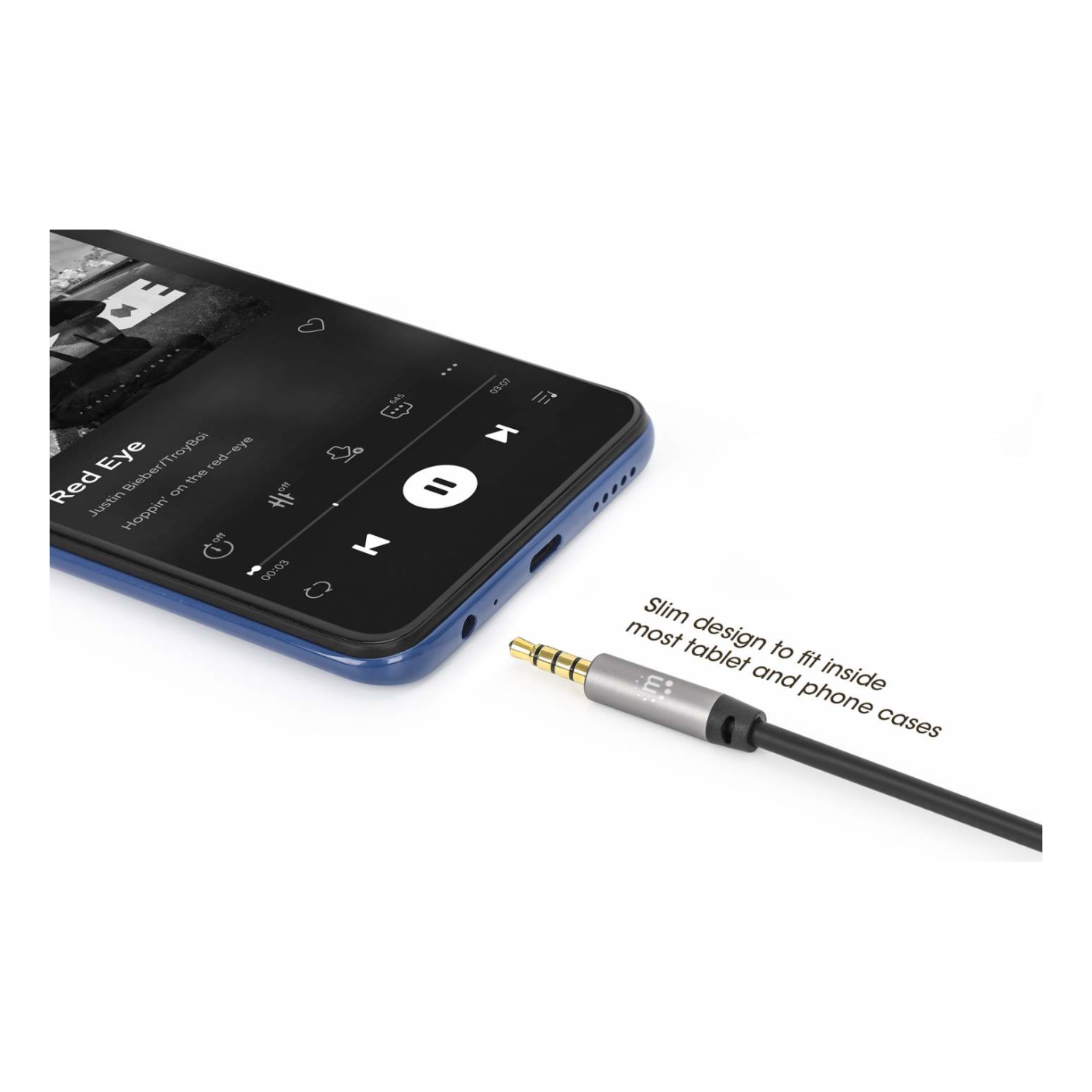 Cable Auxiliar de Audio Estéreo 3.5 mm MANHATTAN 356015