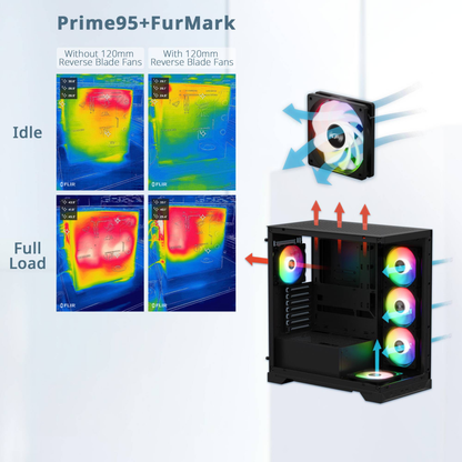 Gabinete gamer XPG  INVADER X