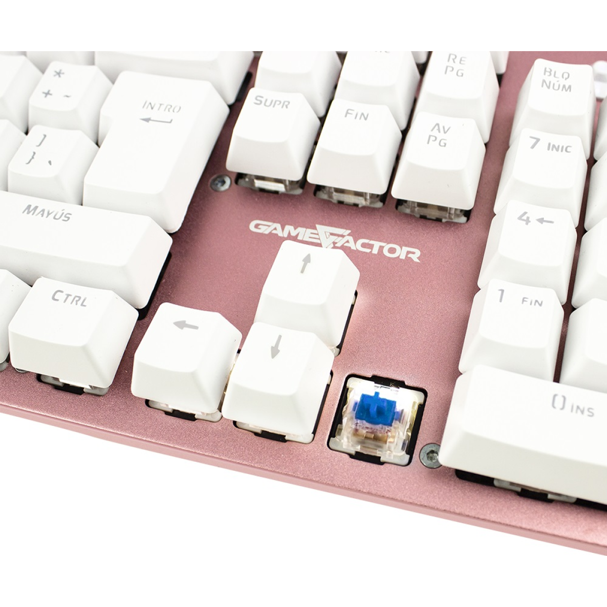Teclado mecánico GAME FACTOR KBG400-PK-BL