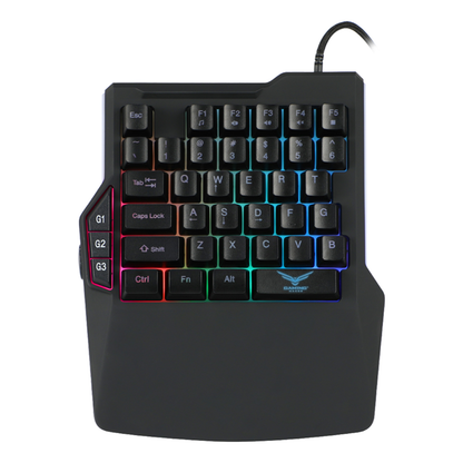 TECLADO ONE HANDRGB ATHERIS Naceb Technology NA-0938