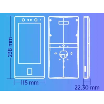 Control de Acceso ZK TECO SENSEFACE 7A