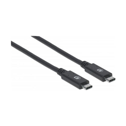 Cable USB Tipo C MANHATTAN USB-C macho a USB-C macho