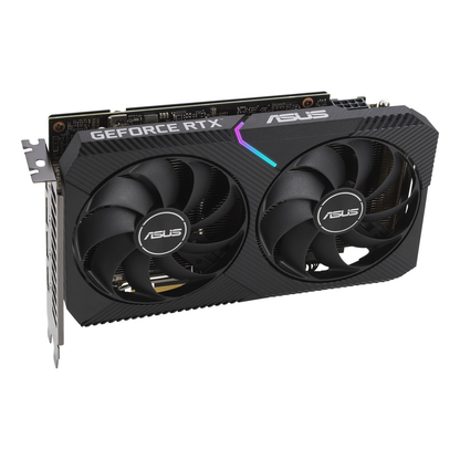 Tarjeta de Video ASUS DUAL-RTX3060-O12G-V2 NVIDIA GeForce RTX 3060 12 GB 2 Ventiladores