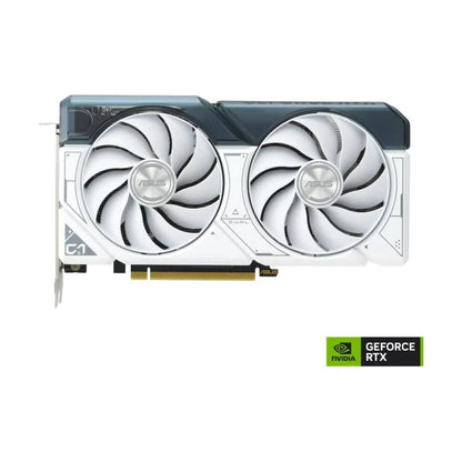 Tarjeta de Video ASUS DUAL-RTX4060-O8G-WHITE 2 Ventiladores (90YV0JC2-M0AA00)