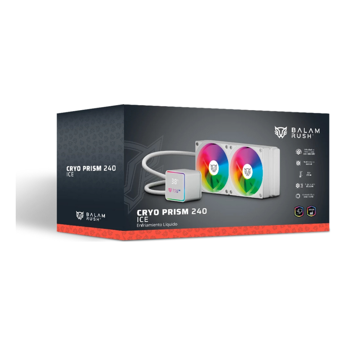 Enfriamiento y Ventilación Balam Rush CRYO PRISM 240 ICE