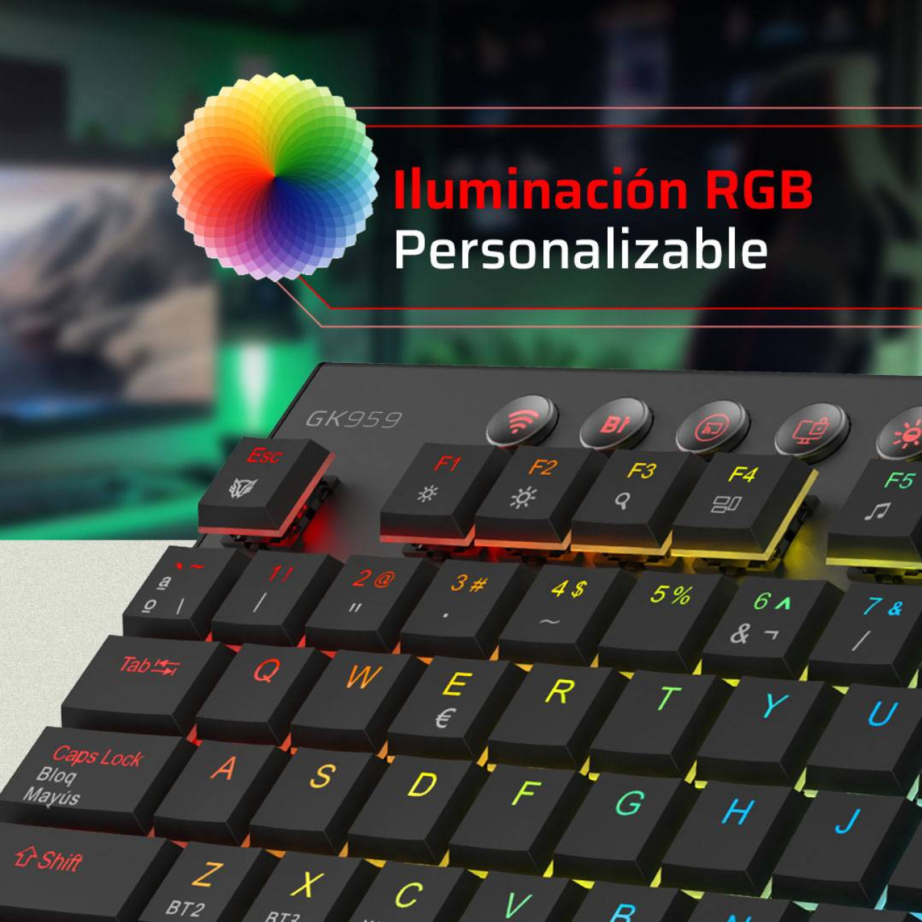Teclados Gaming Balam Rush GK959