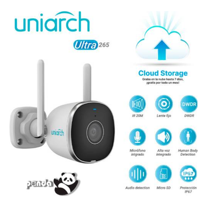 Cámara Bala IP UNIARCH UHO-B2R-M2F3