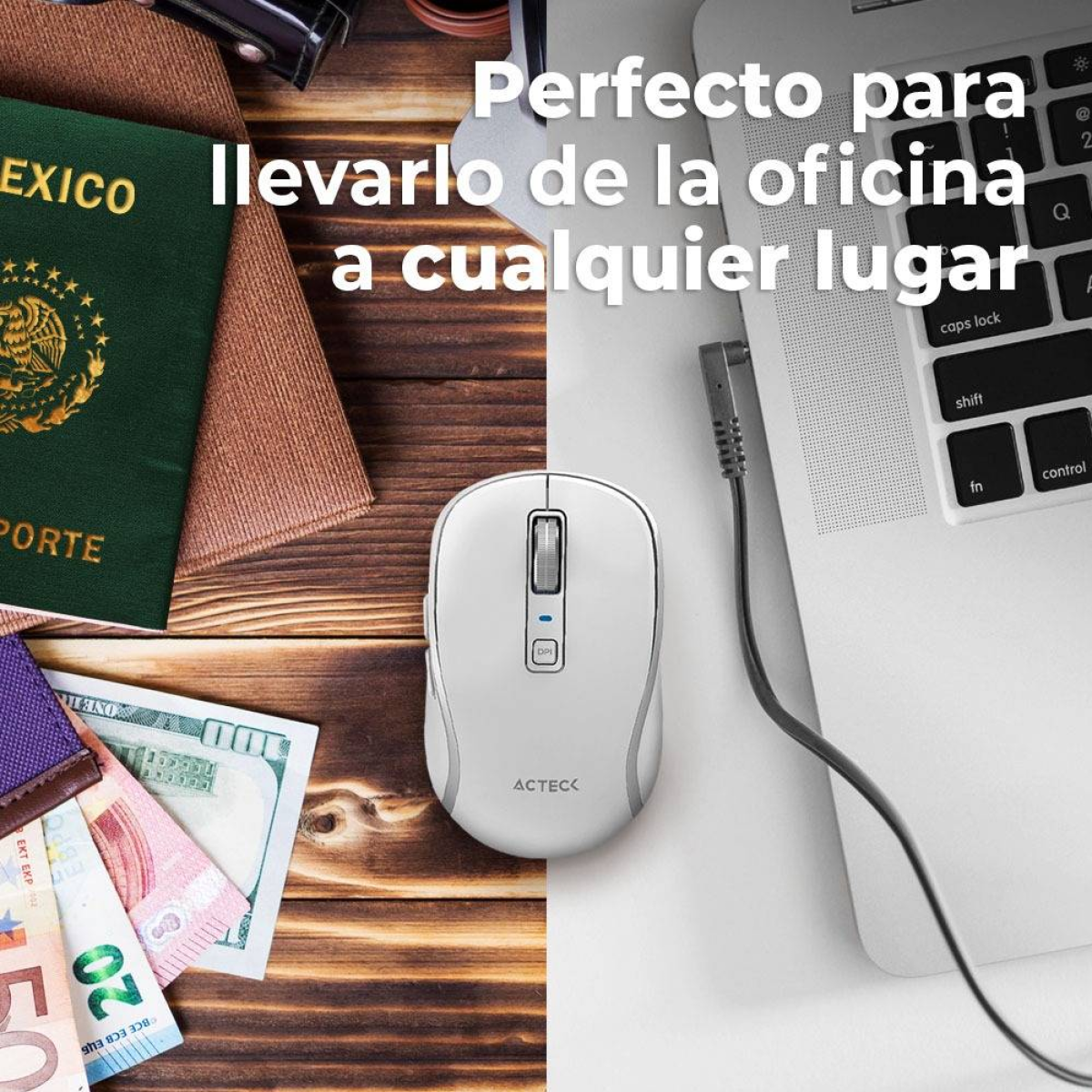 Mouse Gaming ACTECK MI580 Bluetooth/2.4 GHz/USB (AC-939607)