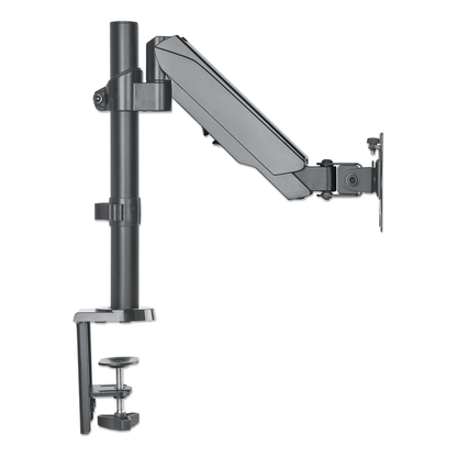 Soporte universal para monitor MANHATTAN  con pistón a gas,  Soporta un monitor de 17