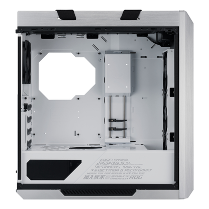 Gabinete Gaming ASUS ROG Strix Helios GX601 Panel de Vidrio Templado 4 ventiladores RGB Blanco (90DC0023-B30000)