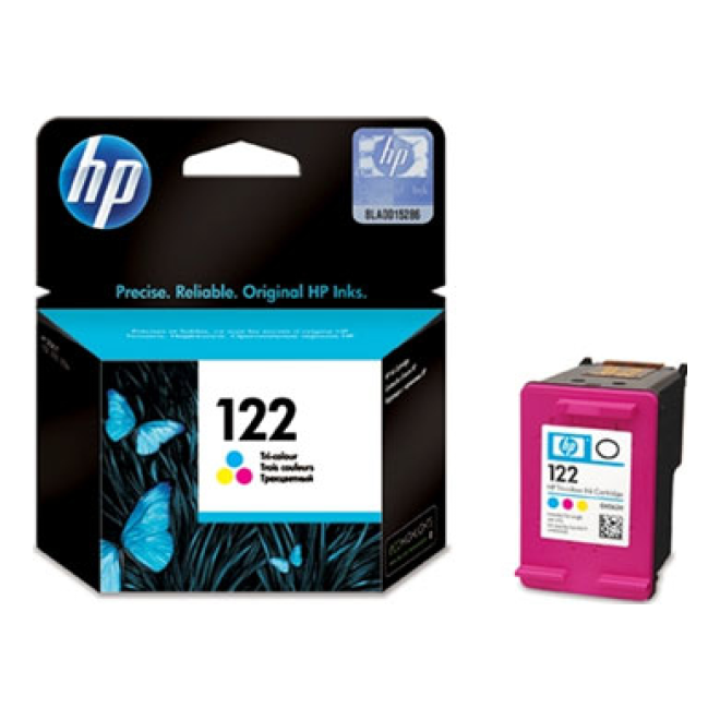 Cartucho de Tinta HP Original 122 Cian – Para DeskJet 1000, DeskJet 1050, DeskJet 2000 (CH562HL)