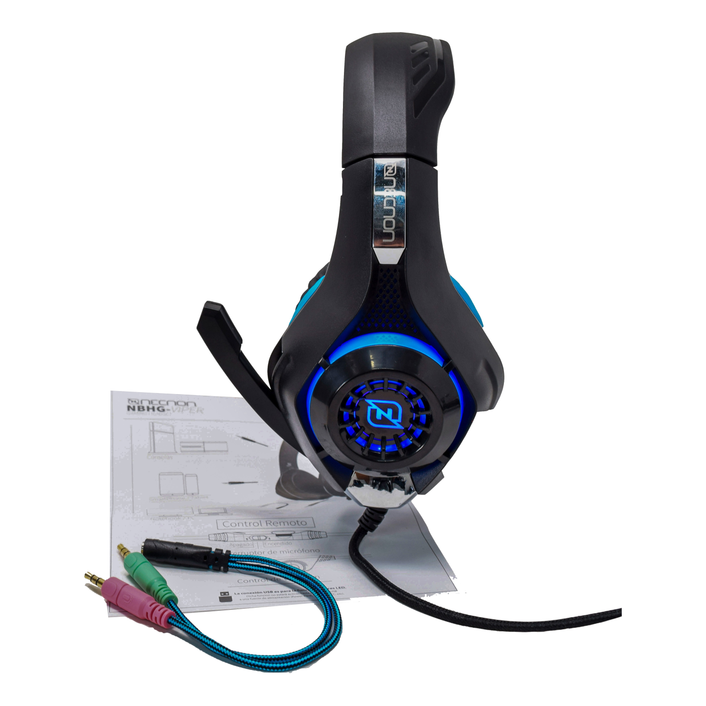 Audífonos Headset Gaming NECNON NBHG-VIPER