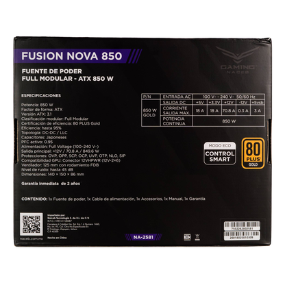 Fuente de poder Naceb Technology NA-2581