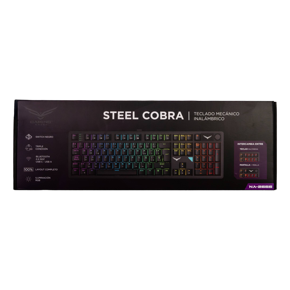 Teclados Naceb Gaming NA-2666