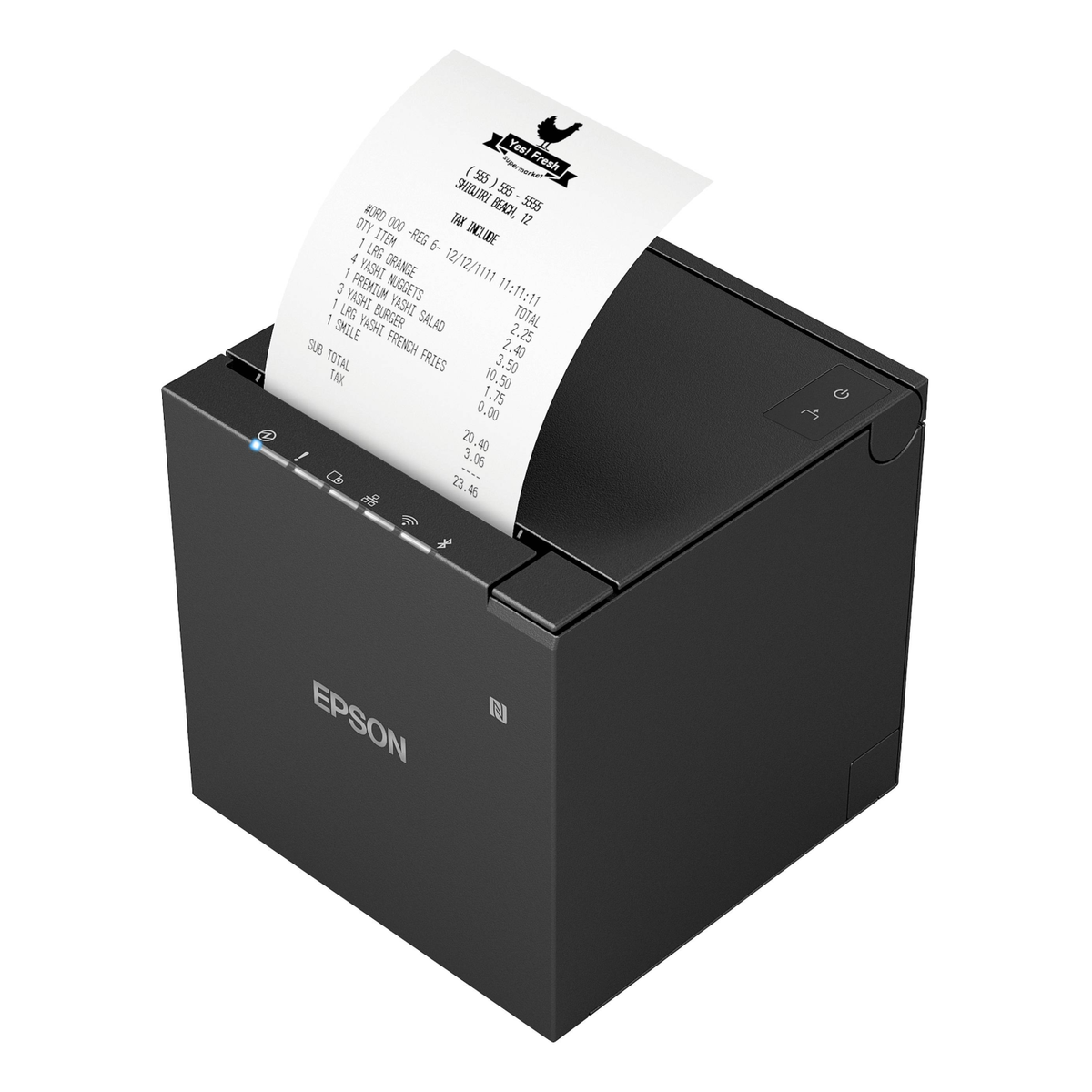 Impresora POS Térmica Epson TM-M30III-052 para Tickets con Wi-Fi y Bluetooth, Negra (C31CK50052)