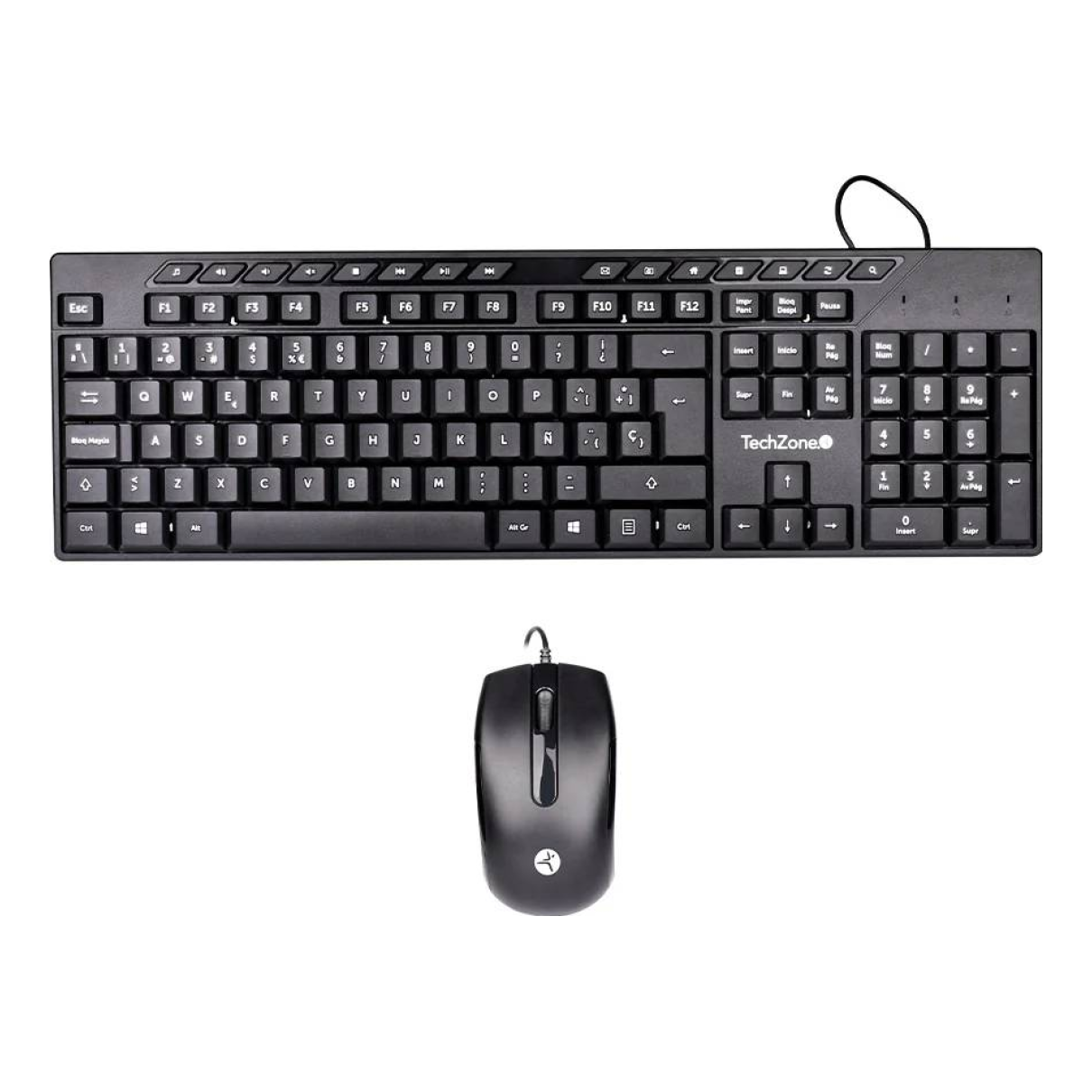 Kits para Teclado Y Mouse TECHZONE TZACCBA01