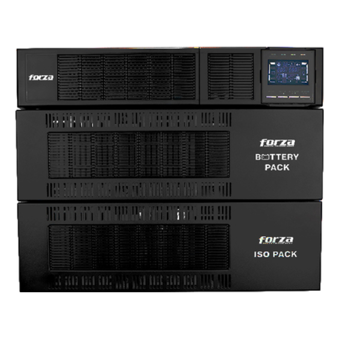 UPS FORZA FDC-110KMR-ISO 10000 VA 3000 W Online de Doble Conversión