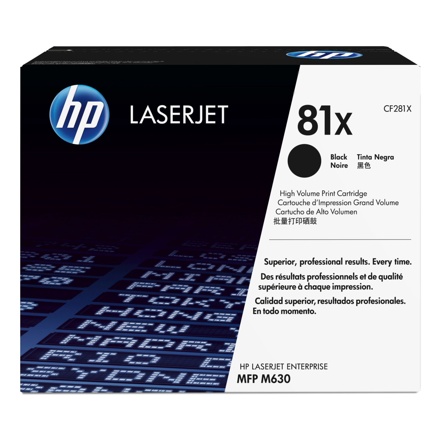 Tóner HP Original 81X Negro – Para M604, M605, M606 (CF281X)