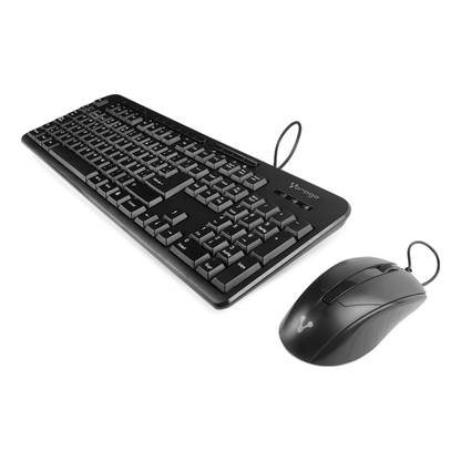 Kit de Teclado y Mouse VORAGO KM-107