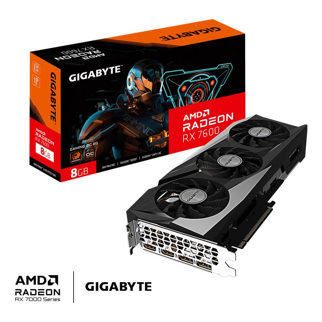 Tarjetas de Video GIGABYTE GV-R76GAMING OC8GD