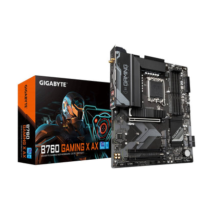 Motherboard Gaming Gigabyte B760M GAMING X AX Socket LGA1700 ATX DDR5 Wi-Fi 6E