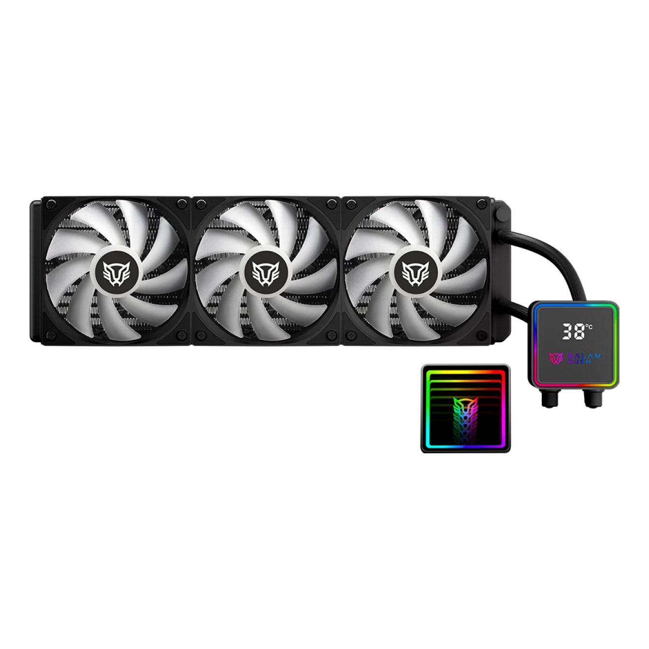 Enfriamiento y Ventilación Balam Rush CRYO PRISM 360 BLACK