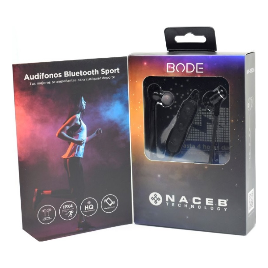 Audífonos Bluetooth Sport Naceb Technology NA-0306