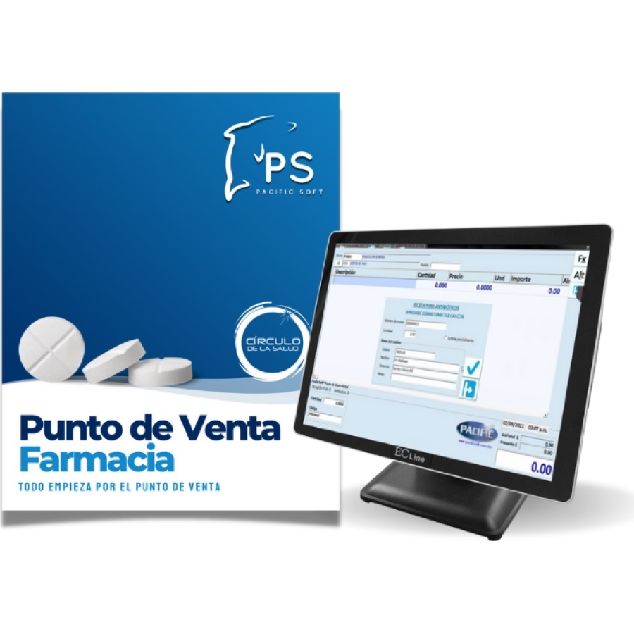 Software PACIFIC SOFT Punto de Venta para Farmacias (PSF030)