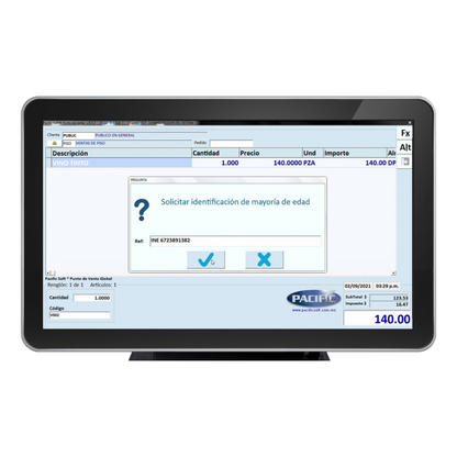 Software PACIFIC SOFT Punto de Venta para Autoservicios (SF020)