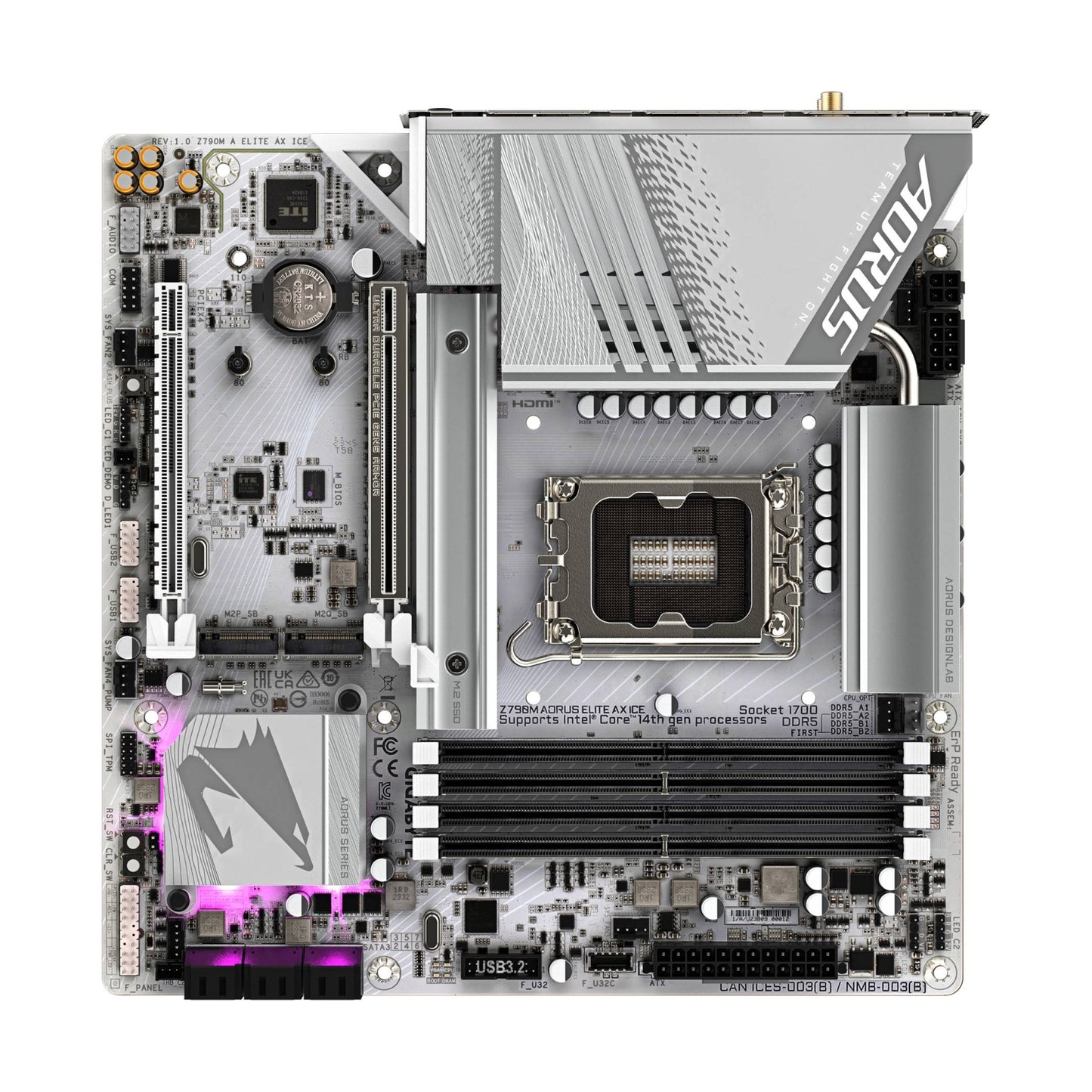 Motherboards GIGABYTE Z790M A ELITE AX ICE