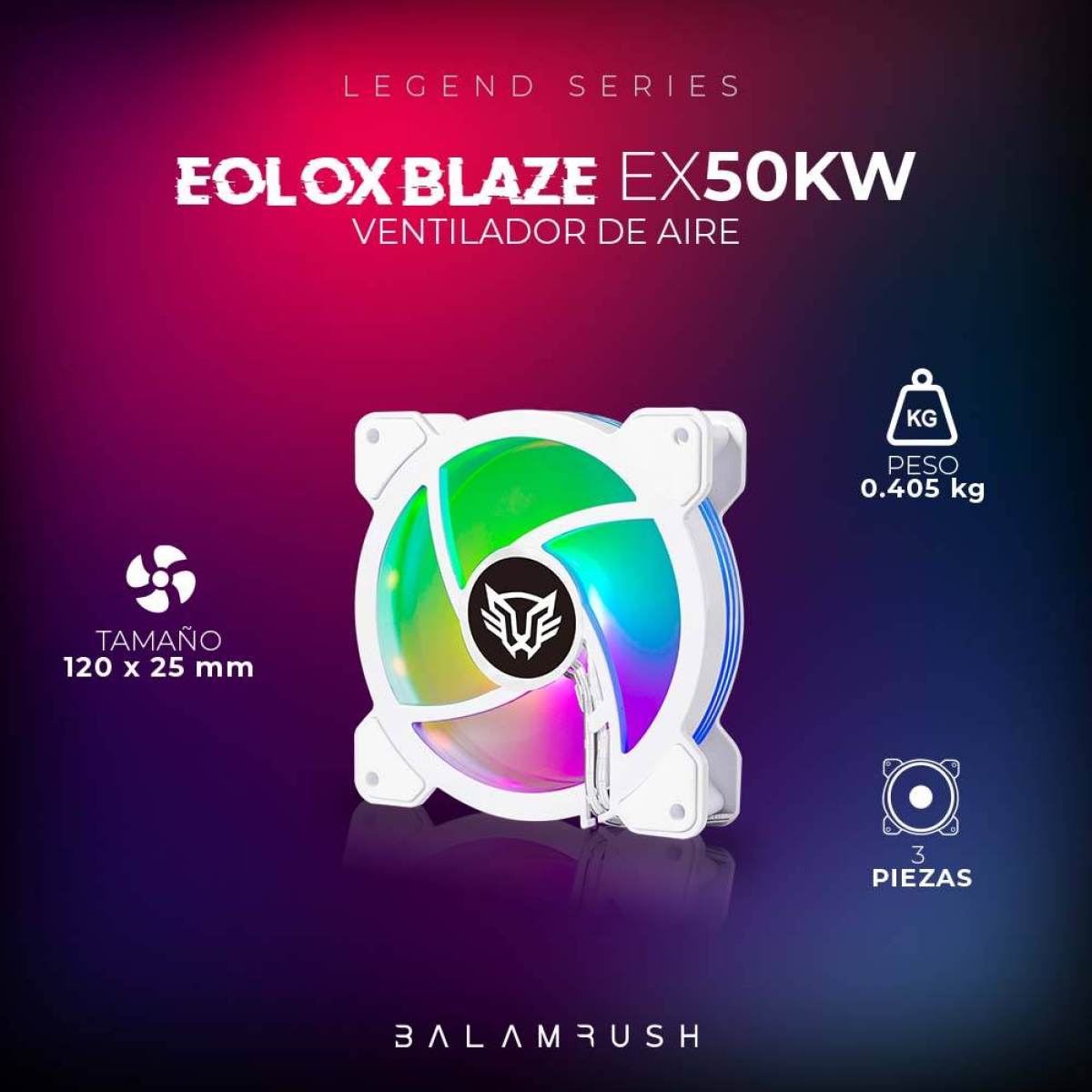 Ventiladores Balam Rush EX50KW