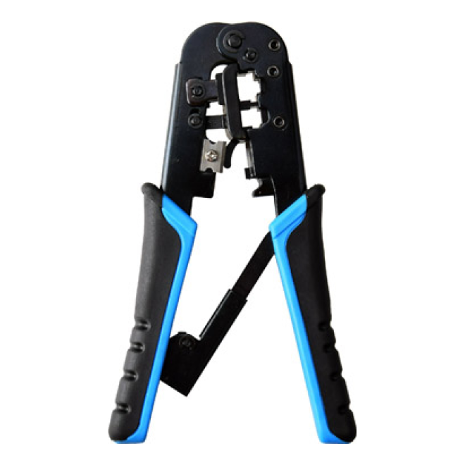 Pinza Crimpeadora  BROBOTIX RJ11/RJ12/RJ45 AZUL