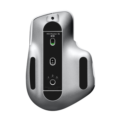 Mouse Logitech MX MASTER 3S Bluetooth/2.4 GHz óptico 8000 DPI 7 botones silencioso Plata, Blanco (910-006562)