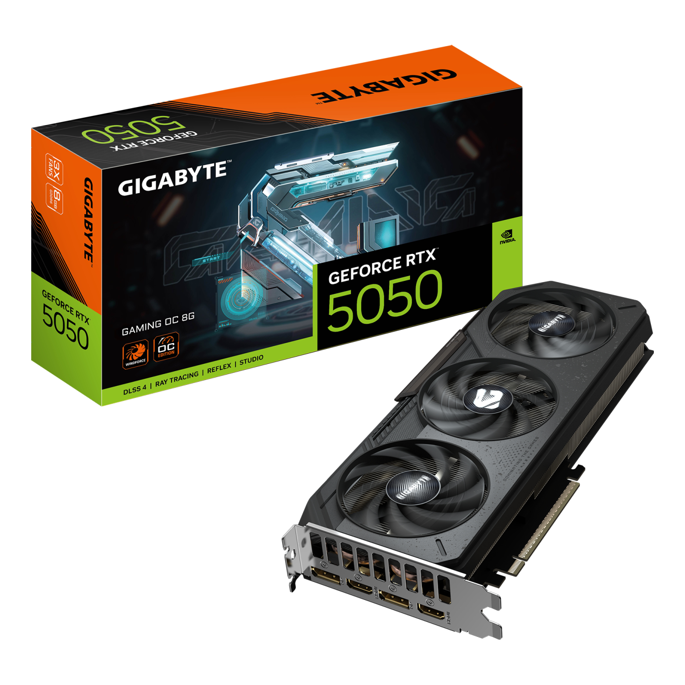 Tarjeta de video GIGABYTE GV-N5050GAMING OC-8GD      