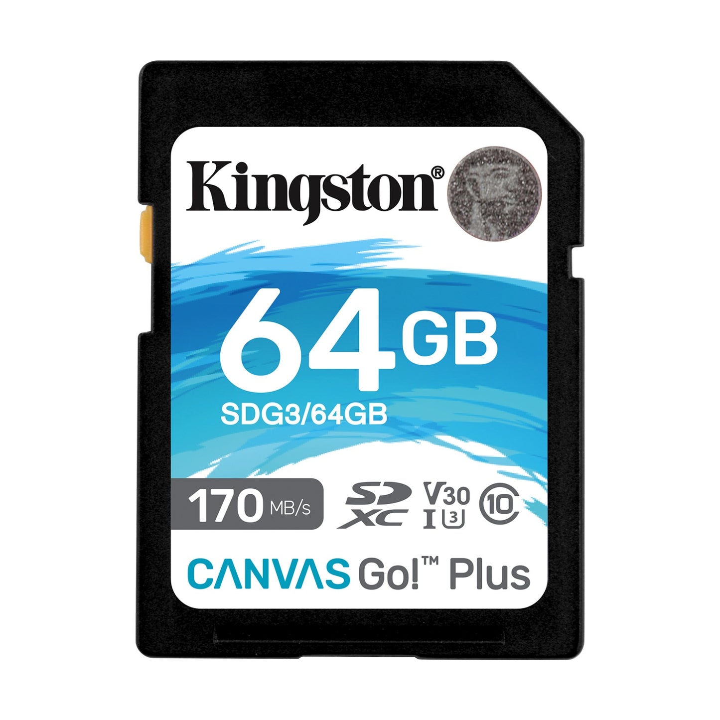 Disco Duro Externo Kingston Technology Canvas Go! Plus 64 GB hasta 170 MB/s (SDG3/64GB)