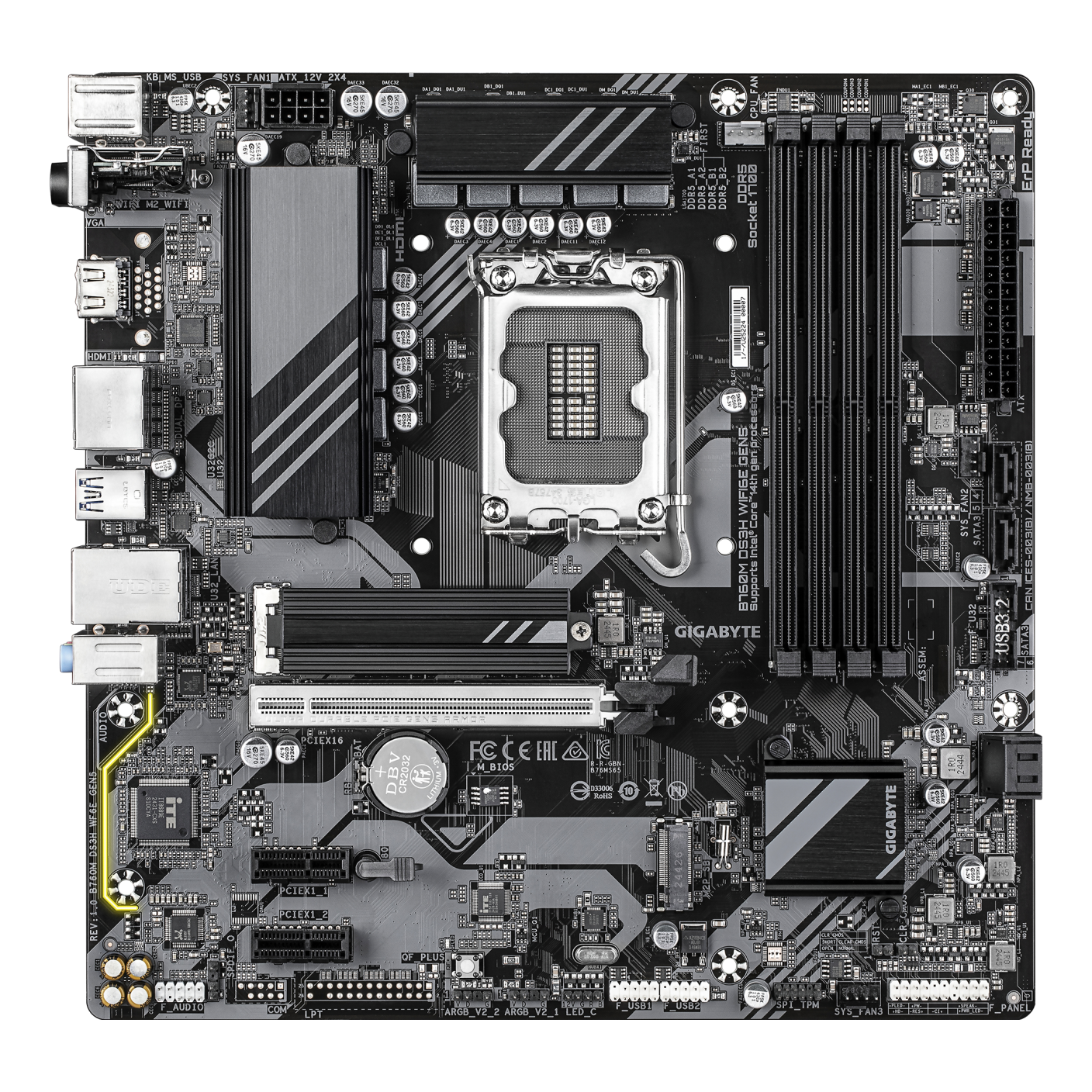 Motherboard GIGABYTE B760M DS3H WF6E GEN5