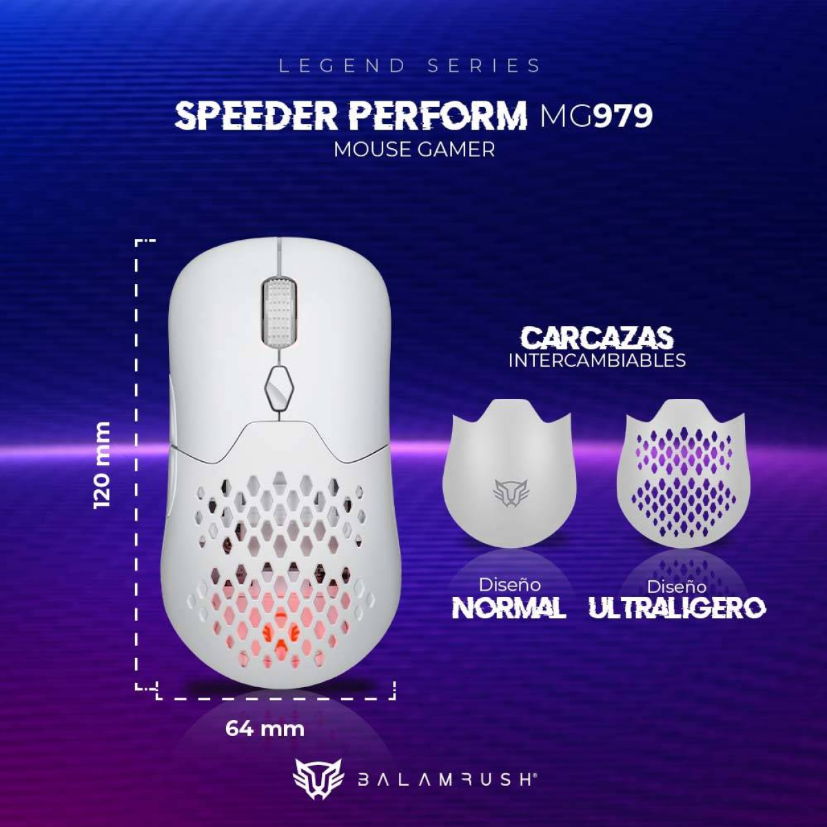 Mouse Gaming Balam Rush MG979