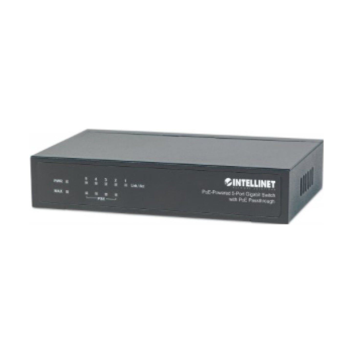 Switch INTELLINET 5 puertos Gigabit alimentado por PoE