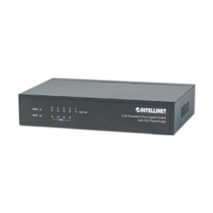 Switch INTELLINET 5 puertos Gigabit alimentado por PoE