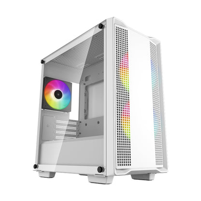 Gabinete Gaming DeepCool CC360 WH ARGB Blanco (R-CC360-WHAPM3-G-1)